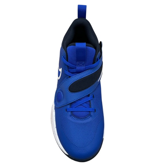 Nike Team Hustle Youth Boys Slip-on Athletic Sneakers Size 6Y Royal Blue-White - Picture 4 of 14